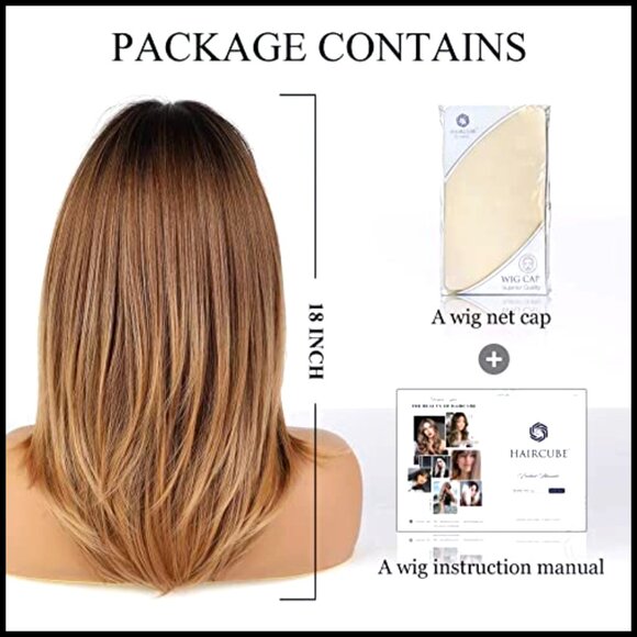 Shoulder Length Curly Wig with Bangs Soft Fiber Modern Style Daily Wear main image 5